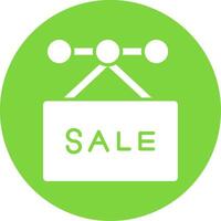 Sale Multi Color Circle Icon vector