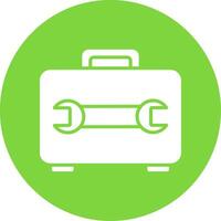 Toolbox Multi Color Circle Icon vector