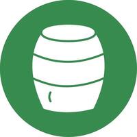 Barrel Multi Color Circle Icon vector