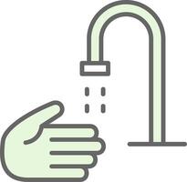 Hand Wash Fillay Icon Design vector