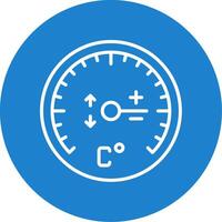 Gauge Multi Color Circle Icon vector