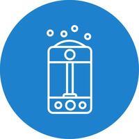 Humidifier Multi Color Circle Icon vector
