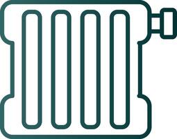 Radiator Line Gradient Icon vector