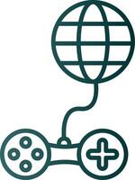 Internet Line Gradient Icon vector
