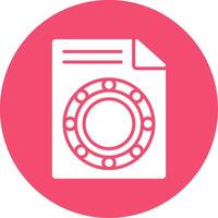 Ball Bearing Multi Color Circle Icon vector