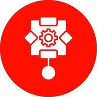 Algorithm Multi Color Circle Icon vector
