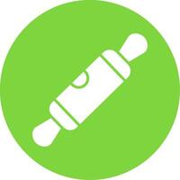 Rolling Pin Multi Color Circle Icon vector