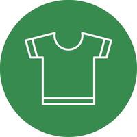 T Shirt Multi Color Circle Icon vector