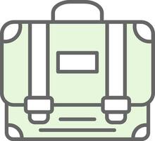 Briefcase Fillay Icon Design vector