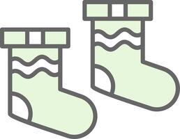 Socks Fillay Icon Design vector