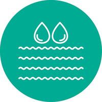 Water Multi Color Circle Icon vector