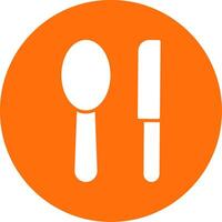 Cutlery Multi Color Circle Icon vector