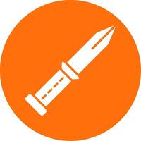 Knife Multi Color Circle Icon vector