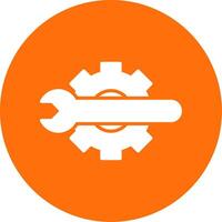Technical Tools Multi Color Circle Icon vector