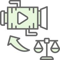 Laws Fillay Icon Design vector