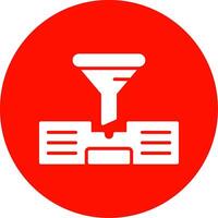 Mail Multi Color Circle Icon vector