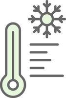 Cold Fillay Icon Design vector