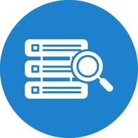 Database Multi Color Circle Icon vector