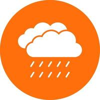 Raining Multi Color Circle Icon vector