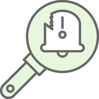Fault Fillay Icon Design vector