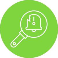 Fault Multi Color Circle Icon vector