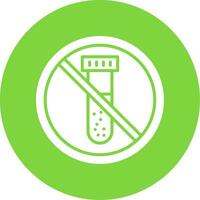 Prohibited Sign Multi Color Circle Icon vector