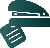 Stapler Glyph Gradient Icon vector