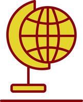 Globe Vintage Icon Design vector