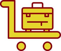 Trolley Vintage Icon Design vector