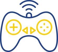 Controller Line Two Colour Icon Design vector