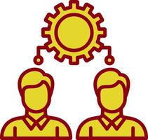 Workforce Vintage Icon Design vector