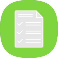 Customs Declaration Line Curve Icon Design vector