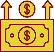 Money Growth Vintage Icon Design vector