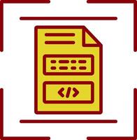 Document Scan Vintage Icon Design vector