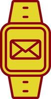 Message Vintage Icon Design vector