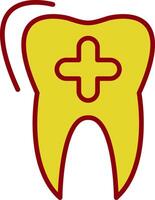 dental cuidado Clásico icono diseño vector