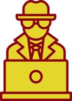spyware Vintage Icon Design vector