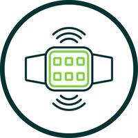Connection Line Circle Icon Design vector