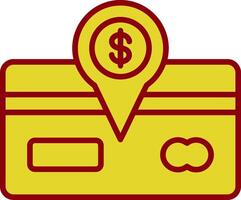 Direct Debit Vintage Icon Design vector