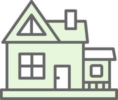 House Fillay Icon Design vector