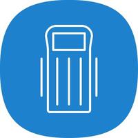Float Line Curve Icon Design vector