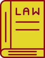 Law Book Vintage Icon Design vector