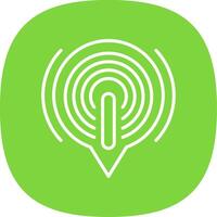Application Line Curve Icon Design vector