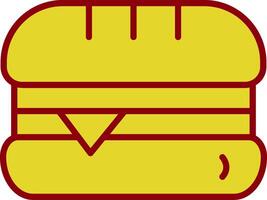 Sandwhich Vintage Icon Design vector