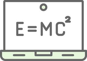 Equation Fillay Icon Design vector