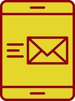 Email Vintage Icon Design vector