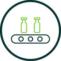 Assembly Line Circle Multi Circle Line Circle Icon Design vector