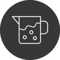 Pitcher Line Inverted Icon Design vector