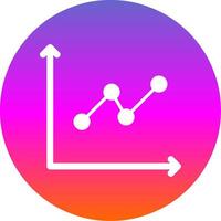 Line Circle Multi Circle Graphic Glyph Gradient Circle Icon Design vector