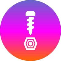 Ironware Glyph Gradient Circle Icon Design vector